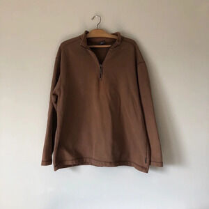 3 for $20 🌟Brown Woolrich Thick quarter zip